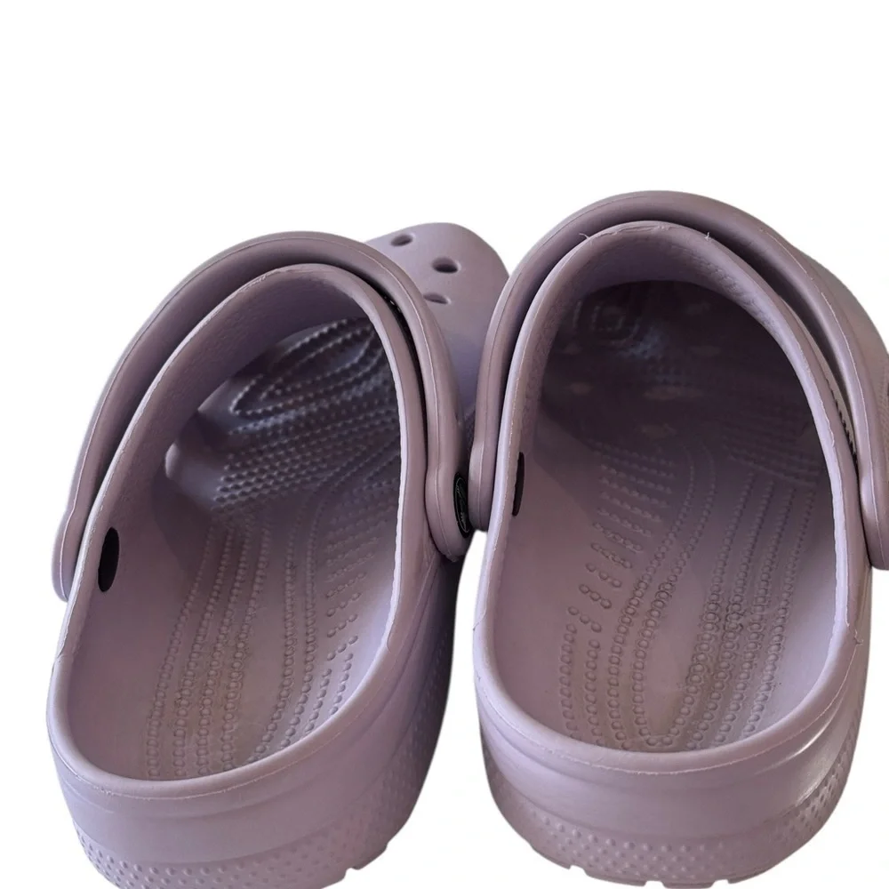 Crocs Classic Slip on lavender with strap Men size 6 Women Size 8  Comfort - Picture 5 of 8